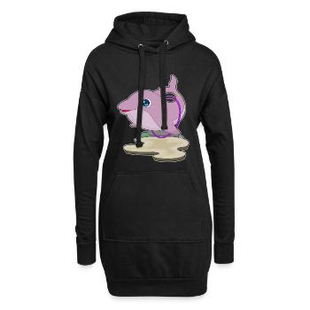 Gymnastique d’entraînement Dolphin Fitness Hoop - Sweat-shirt à capuche long Femme - noir - Devant
