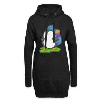 Randonnée à dos Penguin Hiker - Sweat-shirt à capuche long Femme - noir - Devant