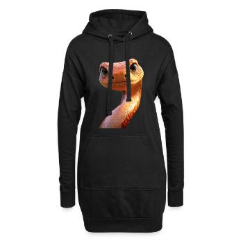 Serpent Python Cobra Mamba Serpent à sonnettes Serpent - Sweat-shirt à capuche long Femme - noir - Devant