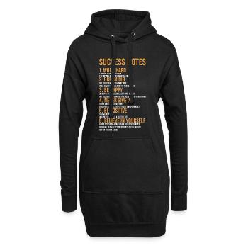 Notes de réussite - Sweat-shirt à capuche long Femme - noir - Devant