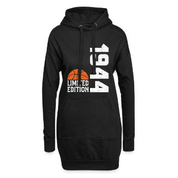 80e Anniversaire 1944 Édition Limitée Basketball - Sweat-shirt à capuche long Femme - noir - Devant