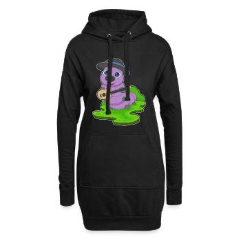 Caterpillar Musician Guitare Musique - Sweat-shirt à capuche long Femme - noir - Devant