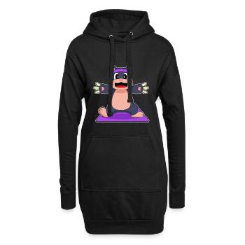 Mole Yoga Fitness Gymnastique - Sweat-shirt à capuche long Femme - noir - Devant