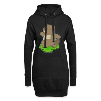 Beaver Yoga Fitness Gymnastique - Sweat-shirt à capuche long Femme - noir - Devant