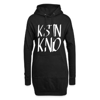 Kstnknd - Hoodie-Kleid - Schwarz - Vorne