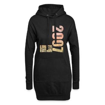 Limited Edition 2007 18. Geburtstag Geschenk - Hoodie-Kleid - Schwarz - Vorne