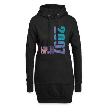 Limited Edition 2007 18. Geburtstag Geschenk - Hoodie-Kleid - Schwarz - Vorne