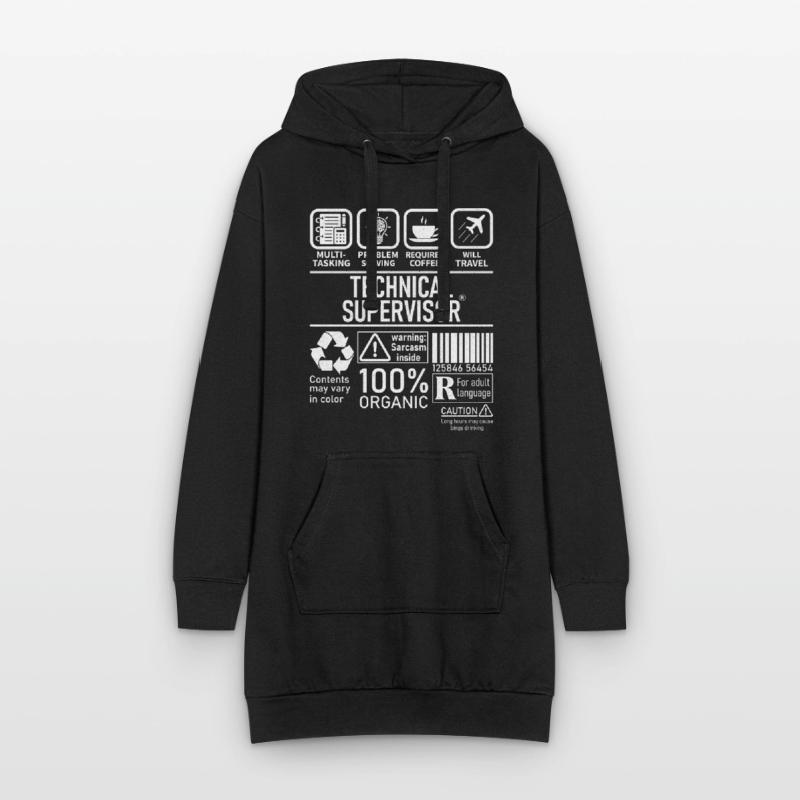 Technical Supervisor multi tasking problem solving Hoodie-Kleid