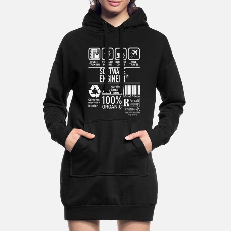 Software Engineer multi tasking problem solving Hoodie-Kleid