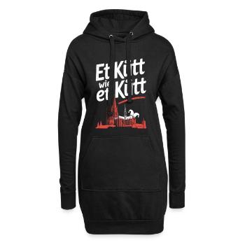 Köln Et Kütt Wie Et Kütt Kölner Grundgesetz Kölsch - Hoodie-Kleid - Schwarz - Vorne