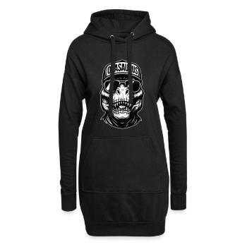 Opasaurus Skull Sunglasses - Hoodie-Kleid - Schwarz - Vorne