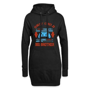 Only Child Level Complete - Laoding Level Big - Hoodie-Kleid - Schwarz - Vorne