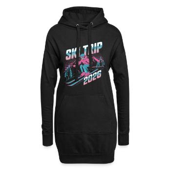 Skireise 2026 - Hoodie-Kleid - Schwarz - Vorne