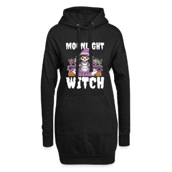 MOONLIGHT WITCH - WITCH HALLOWEEN - Hoodie-Kleid - Schwarz - Vorne