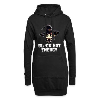 BLACK HAT ENERGY - SORCIÈRE HALLOWEEN - Sweat-shirt à capuche long Femme - noir - Devant