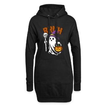 Bouillon fantôme, Costume de fête d’Halloween - Citrouille - Sweat-shirt à capuche long Femme - noir - Devant