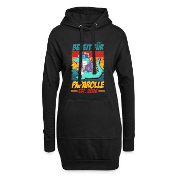 Papa joueur PRÊT POUR PAPA ROLL EST 2026 Drôle - Sweat-shirt à capuche long Femme - noir - Devant