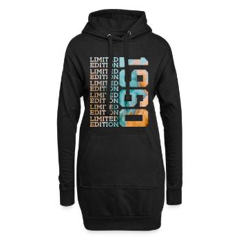 LIMITED EDITION 1960 66 JAHRE 66. GEBURTSTAG - Hoodie-Kleid - Schwarz - Vorne