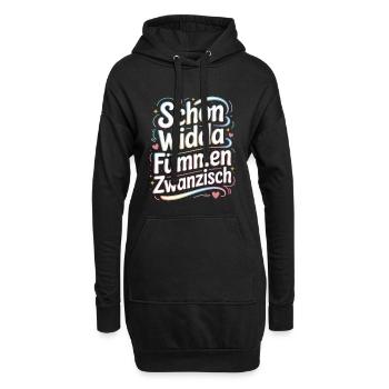 Widda Fümmen Zwanzisch fête déjà ses 50 ans - Sweat-shirt à capuche long Femme - noir - Devant