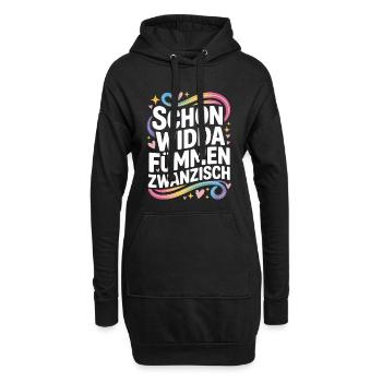 Widda Fümmen Zwanzisch fête déjà ses 50 ans - Sweat-shirt à capuche long Femme - noir - Devant