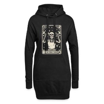 Fitness Trainer The Personal Trainer Tarot Card - Hoodie Dress - black - Front