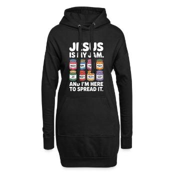  Jesus Ist Mein Ding – Verbreite Liebe, Hoffnung, - Hoodie-Kleid - Schwarz - Vorne