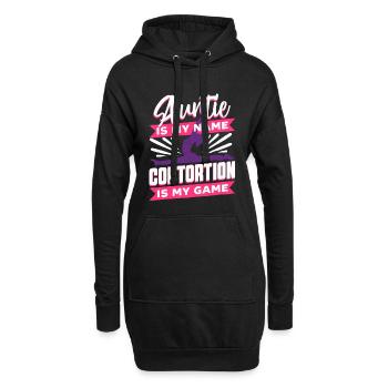 Contorsionniste Contorsion - Sweat-shirt à capuche long Femme - noir - Devant