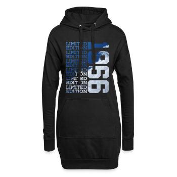 60 ANS ÉDITION LIMITÉE 1966 60E ANNIVERSAIRE - Sweat-shirt à capuche long Femme - noir - Devant