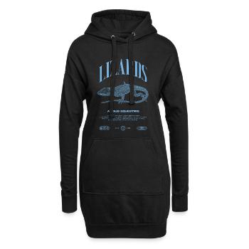 Chevalier cubain Anole Gardien de reptiles Lézard - Sweat-shirt à capuche long Femme - noir - Devant