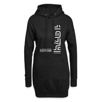 Limited Edition 1974 - Hoodie-Kleid - Schwarz - Vorne