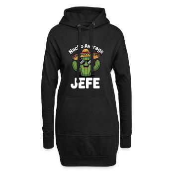 Nacho Average Jefe Kaktus - Hoodie-Kleid - Schwarz - Vorne