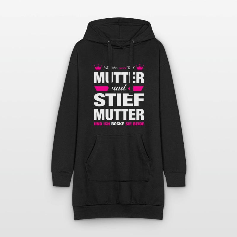 Stiefmutter Bonus Mama Mutter Muttertag Geschenk Hoodie-Kleid