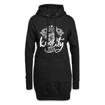 Câlins Koala - Sweat-shirt à capuche long Femme - noir - Devant