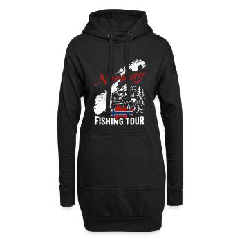 Norway Fishing Tour - Angler Geschenk - Hoodie-Kleid - Schwarz - Vorne