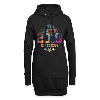 LIMITED EDITION 2010 16. GEBURTSTAG - Hoodie-Kleid - Schwarz - Vorne