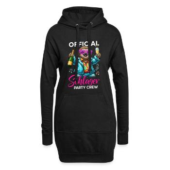 Official Schlager Party Crew - Hoodie-Kleid - Schwarz - Vorne