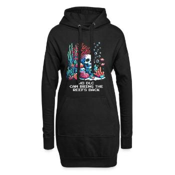 Aucun DLC ne ramène les récifs | Récif corallien - Sweat-shirt à capuche long Femme - noir - Devant