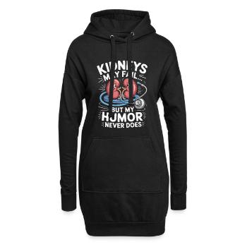 Dialysis Nurse Kidneys May Fail Hospital Nurse - Hoodie-Kleid - Schwarz - Vorne