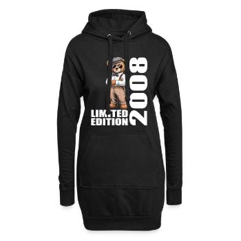 2008 Édition Limitée Ours Anniversaire 2008 - Sweat-shirt à capuche long Femme - noir - Devant