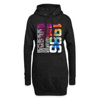 ÉDITION LIMITÉE 1986 40 ANS 40E ANNIVERSAIRE - Sweat-shirt à capuche long Femme - noir - Devant