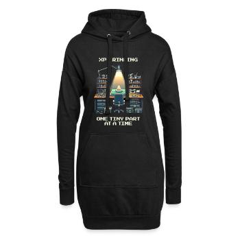 Mouture d’XP : une pièce à la fois | Modélisme - Sweat-shirt à capuche long Femme - noir - Devant