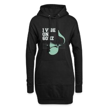 I Vibe sur l’humour d’un électricien 60 Hz - Sweat-shirt à capuche long Femme - noir - Devant