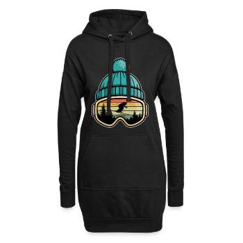 Apres Ski Party Crew Ski de neige Ski - Sweat-shirt à capuche long Femme - noir - Devant
