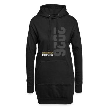Félicitations Confirmation 2026 - Sweat-shirt à capuche long Femme - noir - Devant