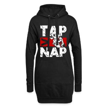 Brazilian Jiu-Jitsu BJJ Lustig - Hoodie-Kleid - Schwarz - Vorne