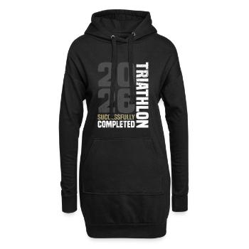 Triathlon 2026 - Sweat-shirt à capuche long Femme - noir - Devant
