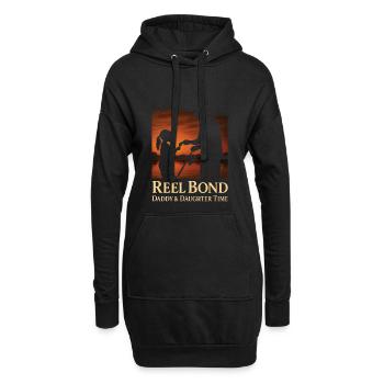 Reel Bond Daddy & Daughter Time - Sweat-shirt à capuche long Femme - noir - Devant