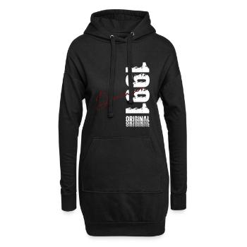 35e anniversaire Original décembre 1991 - Sweat-shirt à capuche long Femme - noir - Devant