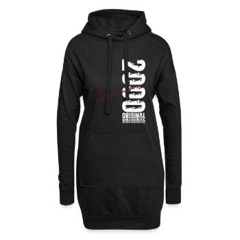 25e anniversaire Original Décembre Année 2000 - Sweat-shirt à capuche long Femme - noir - Devant