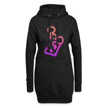 Cheerleading Kids Women Girls Cheerleaders - Hoodie Dress - black - Front